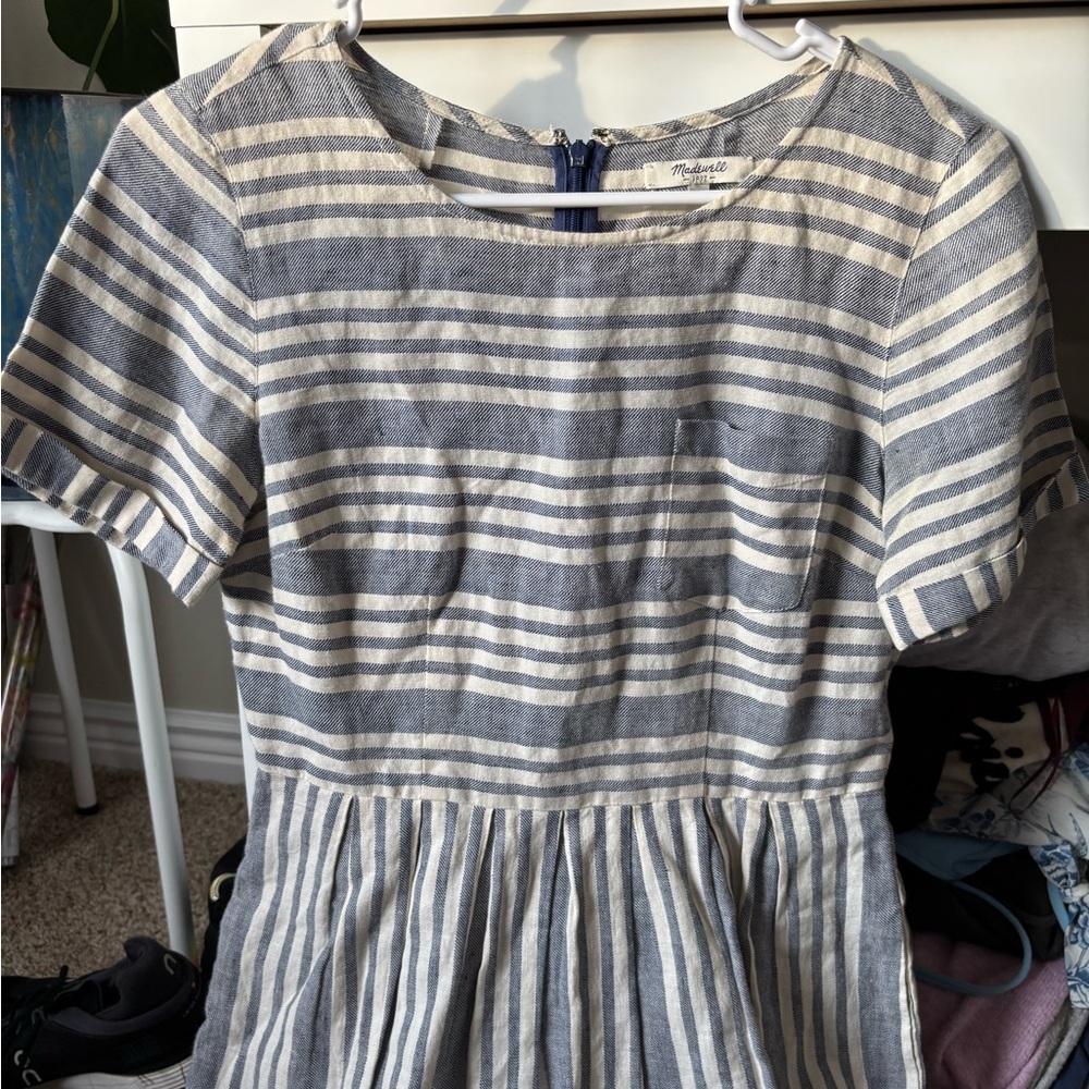 Madewell striped dress